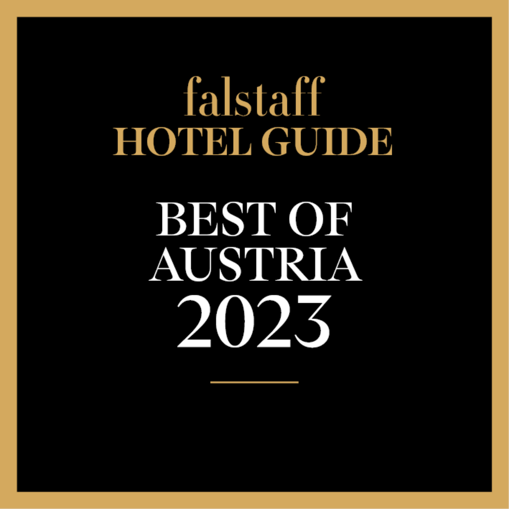 Best of Austria 2023 Auszeichnung für das Naturhotel Molzbachhof vom falstaff hotel guide
