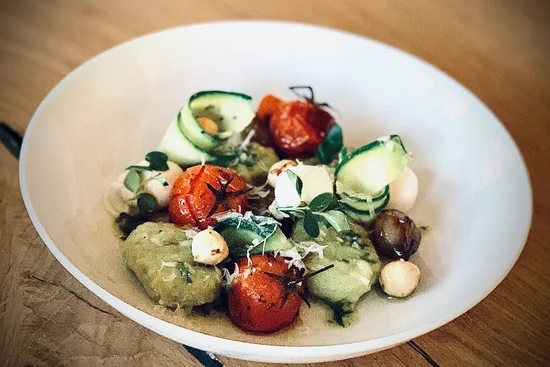 Bärlauchgnocchi im Naturhotel Molzbachhof