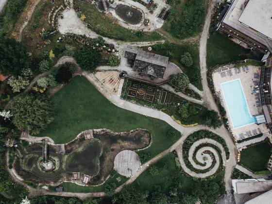 Vogelperspektive im Molzbachhof