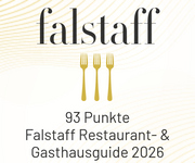Bewertung von falstaff Restaurant- & Gasthausguide 2026.