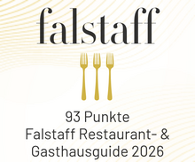Bewertung von falstaff Restaurant- & Gasthausguide 2026.