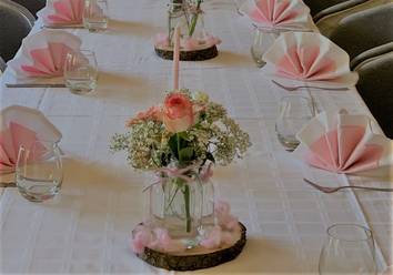 Hochzeitstafel im Hotel Molzbachhof
