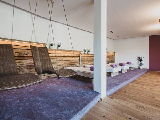 Gemütlicher Ruhebereich im Molzbachhof