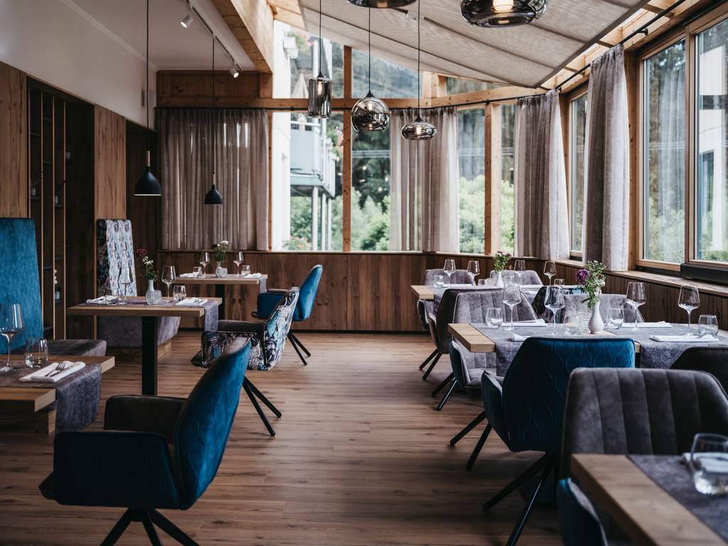 Essensbereich für Hotelgäste im Naturhotel Molzbachhof. Essensbereich für Hotelgäste im Naturhotel Molzbachhof.